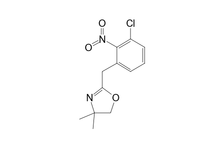 2-(3-Chloro-2-nitro-benzyl)-4,4-dimethyl-2-oxazoline