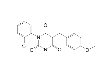 1-(2-chlorophenyl)-5-(4-methoxybenzyl)-2,4,6(1H,3H,5H)-pyrimidinetrione