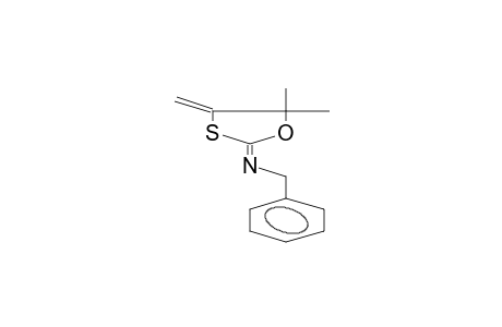 2-BENZYLIMINO-4-METHYLIDENE-5,5-DIMETHYL-1,3-OXATHIOLANE