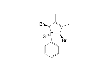 1-PHENYL-2,5-DIBROMO-3,4-DIMETHYL-2,5-DIHYDRO-PHOSPHOLSULFIDE