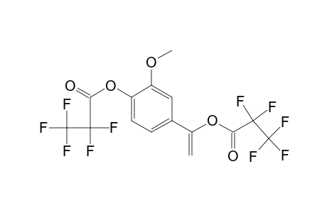 1-(pentafluoroethylcarbonyloxy)-2-methoxy-4-(1-(pentafluoroethylcarbonyloxy)ethenyl)benzene