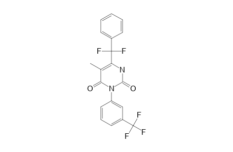 6-(DIFLUOROMETHYLPHENYL)-3-(3-TRIFLUOROMETHYLPHENYL)-5-METHYL-2,4-PYRIMIDINDIONE