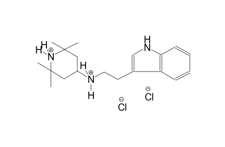 4-{[2-(1H-indol-3-yl)ethyl]ammonio}-2,2,6,6-tetramethylpiperidinium dichloride