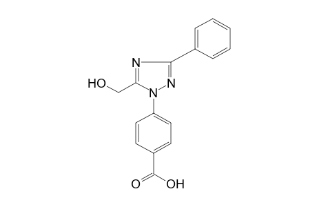 p-[5-(hydroxymethyl)-3-phenyl-1H-1,2,4-triazol-1-yl]benzoic acid