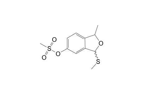1-Methyl-3-(methylthio)-5-(mesyloxy)-1,3-dihydroisobenzofuran