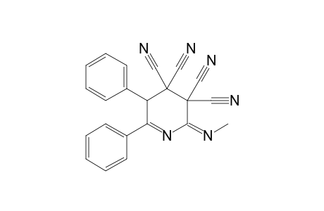 3,3,4,4-Tetracyano-5,6-diphenyl-2-(methylimino)-2,3,4,5-tetrahydropyridine