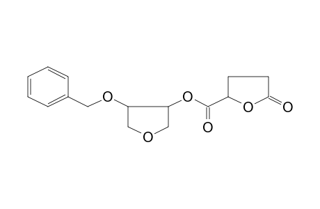 (4-benzyloxytetrahydrofuran-3-yl) 5-oxotetrahydrofuran-2-carboxylate