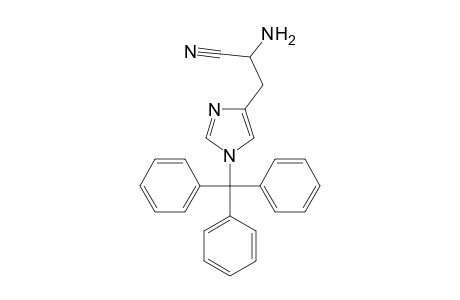 2-Amino-3-(1-trityl-1H-imidazol-4-yl)propanenitrile