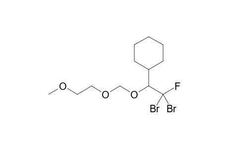 [2,2-bis(bromanyl)-2-fluoranyl-1-(2-methoxyethoxymethoxy)ethyl]cyclohexane