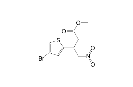 Methyl 3-(4-bromo-2-thienyl)-4-nitrobutanoate