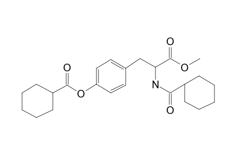 L-Tyrosine, N,o-bis(cyclohexylcarbonyl)-, methyl ester