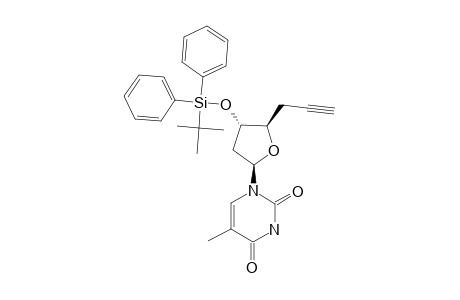 3'-O-TERT.-BUTYLDIPHENYLSILYL-5'-DEOXY-5'-ETHYNYL-THYMIDINE