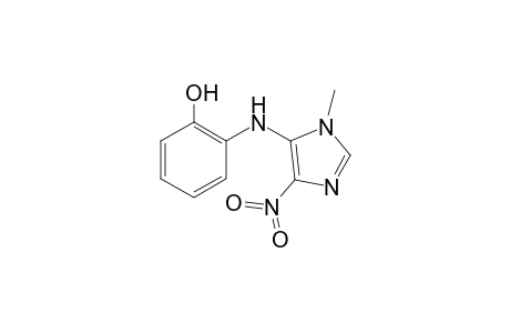 2-[(1-Methyl-4-nitro-1H-imidazol-5-yl)amino]phenol