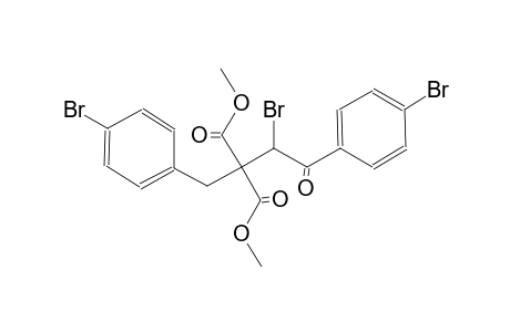 dimethyl 2-(4-bromobenzyl)-2-[1-bromo-2-(4-bromophenyl)-2-oxoethyl]malonate