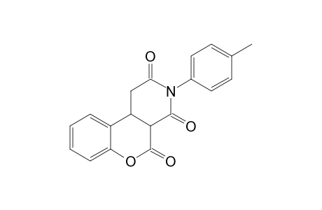 3-(4-Methylphenyl)-4a,10b-dihydro-1H-chromeno[3,4-c]pyridine-2,4,5-trione