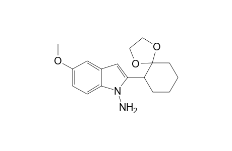 1-Amino-5-methoxy-2-(2-ethylenedioxycyclohexyl)-1H-indole