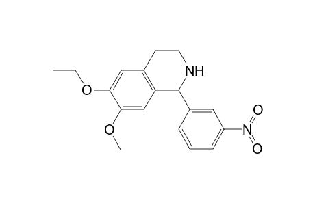 6-Ethoxy-7-methoxy-1-(3-nitro-phenyl)-1,2,3,4-tetrahydro-isoquinoline