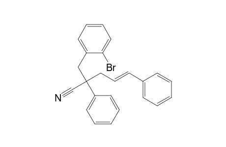 2-(o-Bromobenzyl)-2,5-diphenyl-4-pentenenitrile