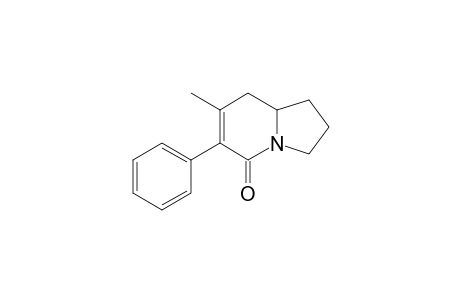 7-METHYL-6-PHENYL-2,3,8,8A-TETRAHYDRO-5-(1H)-INDOLIZINONE