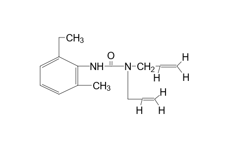 1,1-diallyl-3-(6-ethyl-o-tolyl)urea