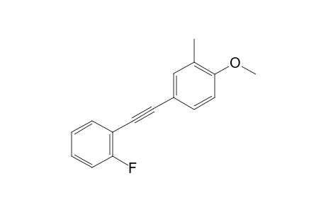 4-((2-fluorophenyl)ethynyl)-1-methoxy-2-methylbenzene