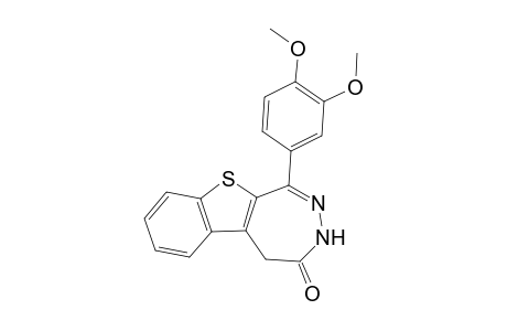 1-(3,4-Dimethoxyphenyl)-3,4-dihydro-5H-benzothieno[2,3-d][1,2]diazepin-4-one