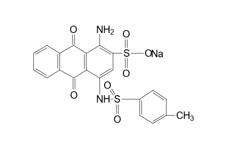 1-amino-9,10-dihydro-9,10-dioxo-4-(p-toluenesulfonamido)-2-anthracenesulfonic acid, sodium salt