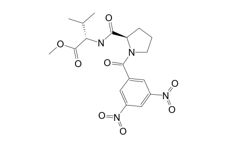 (S)-N-[(R)-N-(3,5-Dinotrobenzoyl)prolyl]valine methyl ester