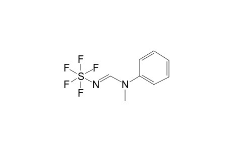 [(Methylphenylamino)methylenimino]sulfur pentafluoride