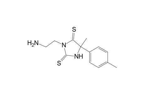 2,4-Imidazolidinedithione, 3-(2-aminoethyl)-5-methyl-5-(4-methylphenyl)-