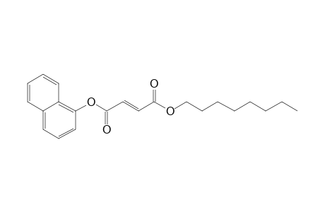 Fumaric acid, 1-naphthyl octyl ester