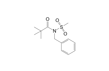 N-Benzyl-N-(2,2-dimethylpropanoyl)methanesulfonamide