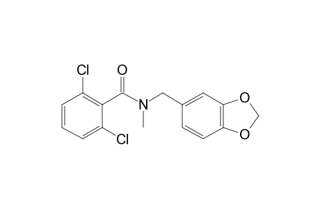 N-(1,3-Benzodioxol-5-ylmethyl)-2,6-dichlorobenzamide, N-methyl-