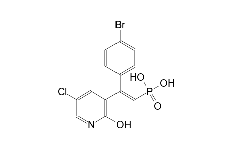 phosphonic acid, [(E)-2-(4-bromophenyl)-2-(5-chloro-2-hydroxy-3-pyridinyl)ethenyl]-