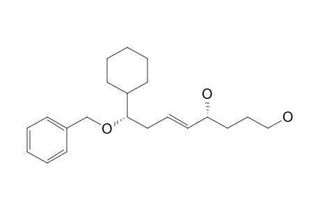 (E,4R,8S)-8-benzoxy-8-cyclohexyl-oct-5-ene-1,4-diol