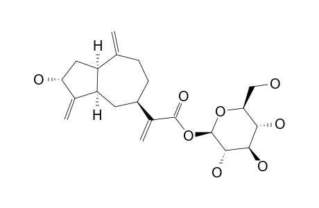 3-ALPHA-HYDROXY-1-ALPHA,5-ALPHA,7-ALPHA(H)-GUAIA-4(15),10(14),11(13)-TRIEN-12-OIC-ACID-BETA-GLUCOPYRANOSYLESTER