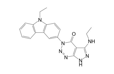 3-(9-Ethyl-9H-carbazol-3-yl)-5-(ethylamino)-3,7-dihydro-4H-pyrazolo [3,4-d][1,2,3]triazin-4-one