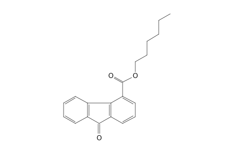 9-OXOFLUORENE-4-CARBOXYLIC ACID, HEXYL ESTER