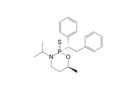 (S)-(2u,6l,1'l)-6-Methyl-2-(1',2'-diphenylethyl)-3-(1-methylethyl)-1,3,2-oxazaphosphorinane-2-sulfide