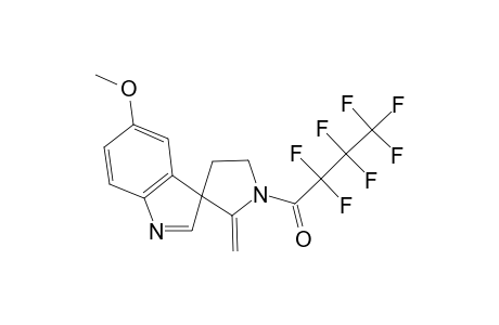 Spiro[3H-indole-3,3'-pyrrolidine], 1'-(2,2,3,3,4,4,4-heptafluoro-1-oxobutyl)-5-methoxy-2'-methylene-
