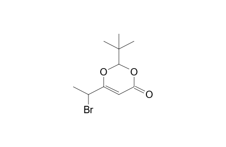 4H-1,3-Dioxin-4-one, 6-(1-bromoethyl)-2-(1,1-dimethylethyl)-, [R-(R*,R*)]-