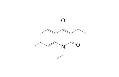 Quinolin-2(1H)-one, 4-hydroxy-1,3-diethyl-7-methyl-