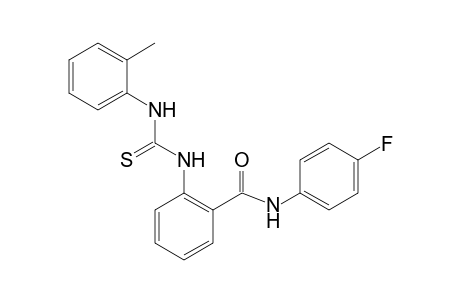 2-[(p-fluorophenyl)carbamoyl]-2'-methylthiocarbanilide