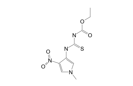 4-(1-methyl-4-nitropyrrol-3-yl)-3-thioallophanic acid, ethyl ester