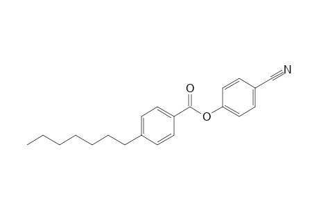 4-Cyanophenyl 4-heptylbenzoate