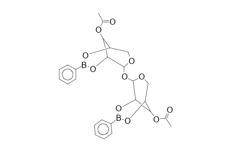 7-D-RIBOPYRANOSIDE, 3-O-ACETYL-2,4-O-(PHENYLBORYLENE)-beta-D-RIBOPYRANOSYL, CYCLIC 2,4-(PHENYLBORONATE) 3-ACETATE