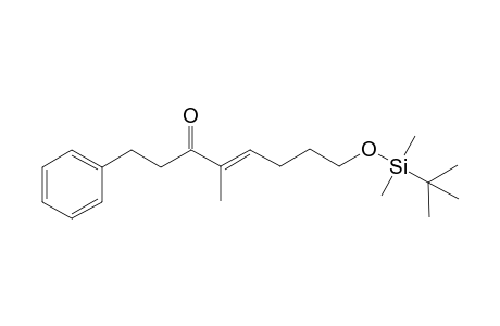 (E)-8-[(Tert-butyldimethylsilyl)peroxy]-4-methyl-1-phenyloct-4-en-3-one