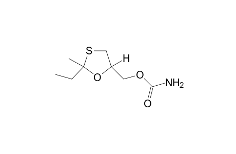 2-ethyl-2-methyl-1,3-oxathiolane-5-methanol, carbamate