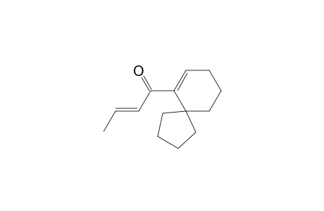 (E)-1-(spiro[4.5]dec-6-en-6-yl)but-2-ene-1-one