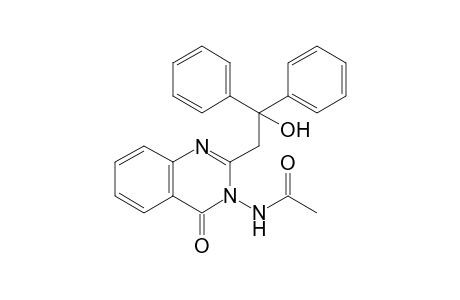 3-ACETYLAMINO-2-(2-HYDROXY-2,2-DIPHENYLETHYL-QUINAZOLIN-4(3H)-ONE